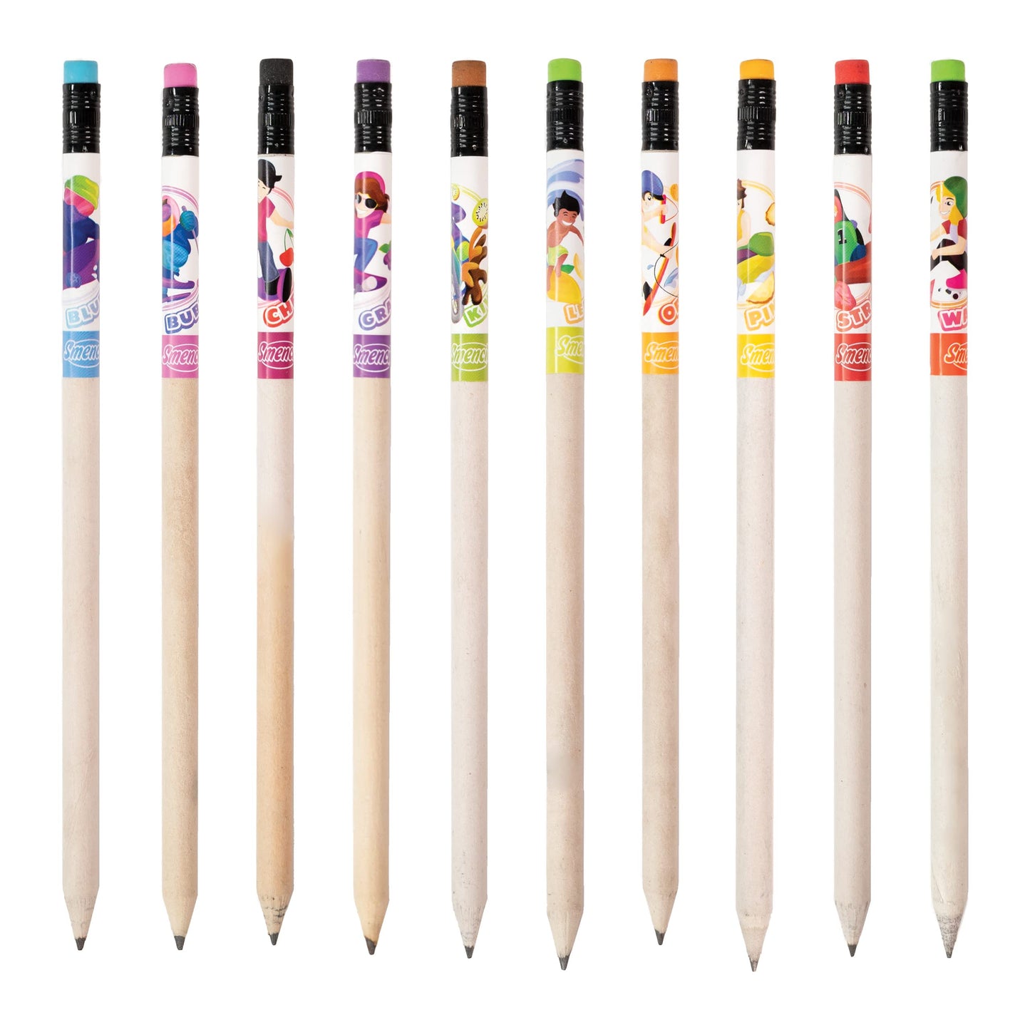 X-Treme Smencils Cylinder - Hb #2 Patented Gourmet Scented Pencils, 50 Count - Gifts For Kids, Classroom Rewards, Party Favors