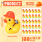 VioraWhite 50 Set Pcs Themed Ducks Mini Resin Ducks Figures Tiny Resin Figures Party Favors Party Decorations for Crafts Making