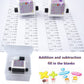 5PC Roller Digital Teaching Stamp,Addition, Subtraction, Multiplication Division and Fill in The Blank Roller Stamp, Teaching Ma