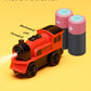 Sainsmart Jr. Wooden Train Set Accessories, 2 Pcs Motorized Train For Toddlers With Magnetic Connection, Battery Operated Train