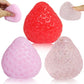 3 Pcs Big Taba Squishies Strawberry Squishy Stress Relief Toys  Handmade Soft Squishies Fidget Toys Squeeze for Party Favors Office School OPP Packaging (3 Pcs Big Strawberry)