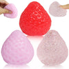 3 Pcs Big Taba Squishies Strawberry Squishy Stress Relief Toys  Handmade Soft Squishies Fidget Toys Squeeze for Party Favors Office School OPP Packaging (3 Pcs Big Strawberry)