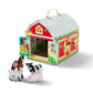 Melissa & Doug Latches Barn Toy Sensory Activity, Doors and Locks Toy, Farm Animals, for Kids Ages 3+
