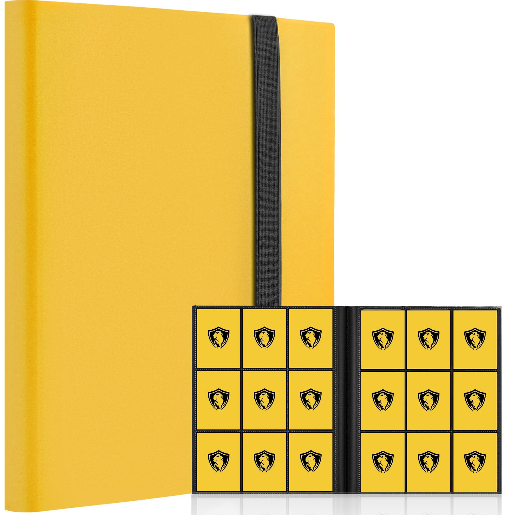 9 Pocket Trading Card Binder  enhanced Card Book for 360 Cards  Sturdy Card Album for Collectible Cards  Side-Loading