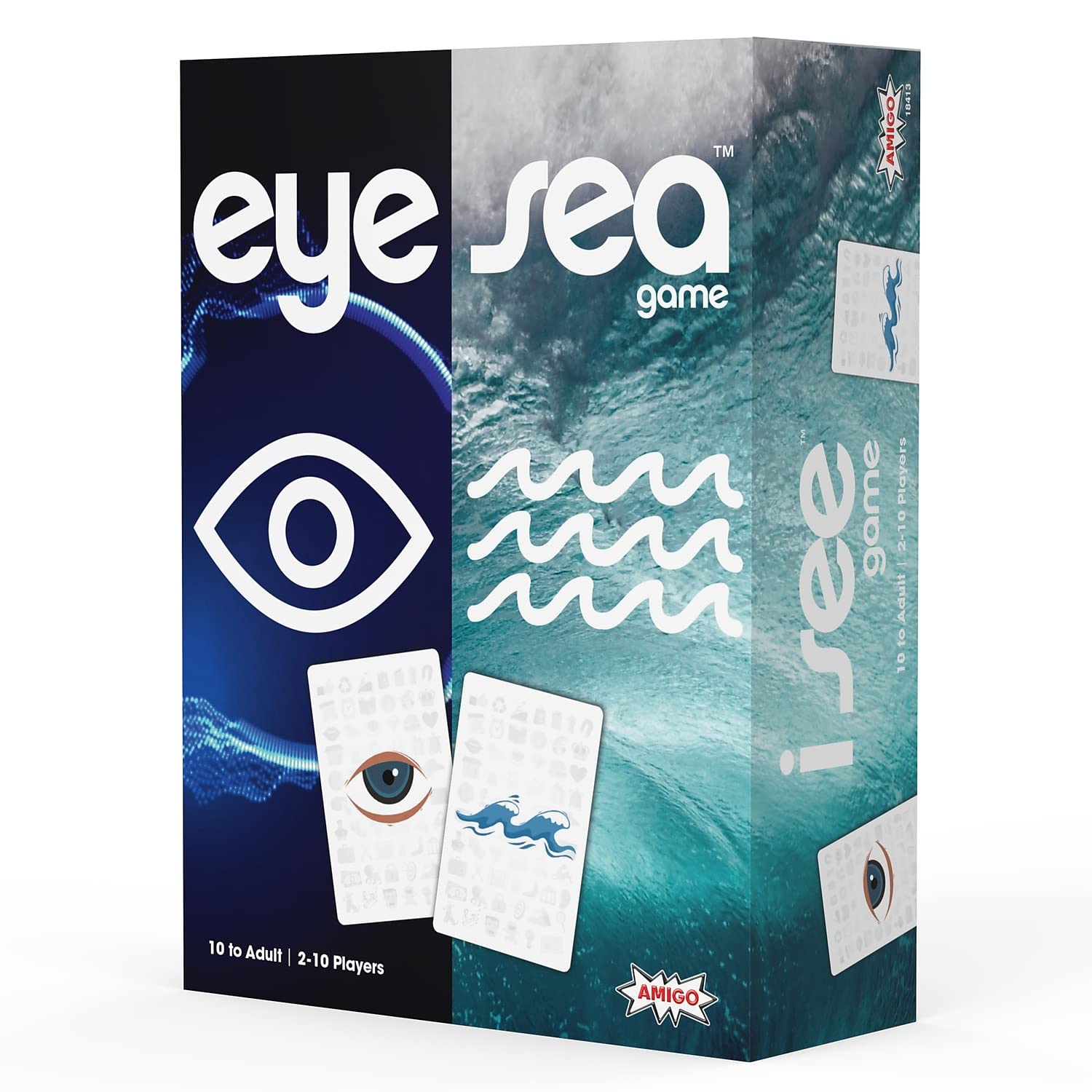 Amigo Games Eye Sea - Fun And Fast-Paced Brainstorming Party Card Game For 2-10 Players, Ages 10+