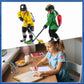 Paterr 102 Pcs Hockey Party Favor Set - Drawstring Bags, Bracelets, Notebooks, Pencils, Stickers - Perfect for Gifts and Celebrations