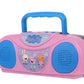 Sakar Peppa Pig Kids Karaoke Machine With Radio Ko1-03371 Compatible With Ipod And Mp3 Player, Am Fm Portable Radio, Includes Corded Microphone For Kids, Durable Handle, Red/Blue Design