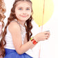 Kuuqa 25 Pcs Magic Mermaid Sequin Bracelets Glitter Reversible Sequins Slap Bracelets Wristbands For Kids Little Mermaid Birthda