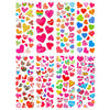 Six Vanka 3D Puffy Stickers For Kids, 8 Different Sheets Including Lovely Heart Sticker For Boys And Girls