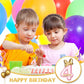 BBTO Number 4 Birthday Candle Pink Birthday Candle Girl with 10 Pieces Pink Candles Long Thin Cupcake Candles in Holders for Cak