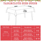Tiamon Fabric Christmas Tablecloth Table Cover for Rectangle Table, Washable Snowman Santa Claus Table Cloth Decorations for Xma