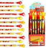 TINYMILLS 24 Pcs Fire Trucks Multi Point Stackable Pencilwith Eraser for Fire Truck Birthday Party Favor Prize Carnival Goodie B