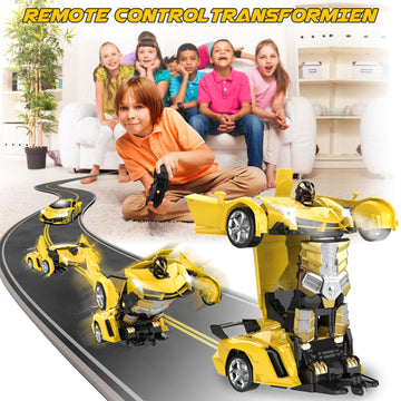 Chridark Remote Control Car Toys - Transforming RC Cars for Kids, Transform Toys Car Robot, Gift Kids Toys for 3 4 5 6 7 8 10 12