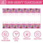 41pcs Jojo Siwas Party Supplies include 20 plates, 20 napkins 1 Tablecloth for the Jojo birthday party decoration