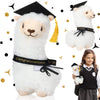 Lenwen Graduation Llama Plush Stuffed Animal Toy for Kids Stuffed Llama with Graduation Cap Diploma Sash for Class of 2025 Congr