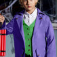Besserbay Halloween Boys Renaissance Steampunk Medieval Gothic Jacket Vampire Retro Tailcoat Purple 8 Years