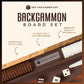 Get The Games Out Top Backgammon Set - Classic Board Game Case - Best Strategy & Tip Guide - Available In Small, Medium And Large Sizes (Map, Medium)