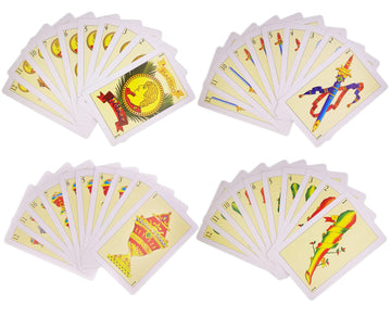 Cdbxra 2 Decks Spanish Playing Cards Cartas Españolas, Baraja Española, Briscas Cards Puerto Rico, Mexican Playing Cards, Plastic Spanish Cards, Barajas Espanolas Plasticas(With Playing Card Boxes)