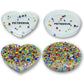Petbsnvb 2Pcs 3.4' Circle And Heart Picking Pad, Skin Picking Fidget Toys