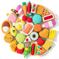 Mr. Pen- Food Erasers, 30Pcs, Take Apart Erasers, Fun Eraser for Kids, Food Eraser for Kids