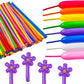 Purple 260 Long Balloons 100 Pack Purple Modeling Long Magic Balloons Thickening Latex Twisting Diy Animal Balloon For Birthday