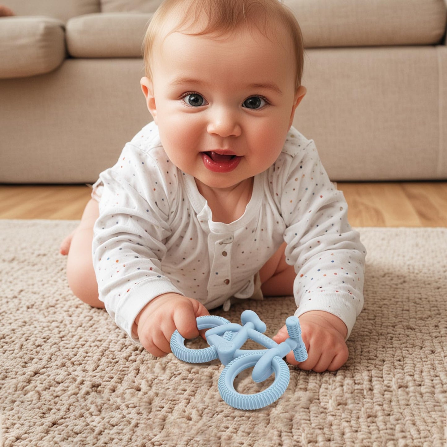 Baby Teething Chew High Chair Toys - Baby Teething Toys Silicone Teethers, Baby Table Toys, Food Grade Silicon For 6 12 18 Month
