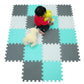 meiqicool Baby Play Mats for Kids and Toddlers Puzzle Mat Baby Tummy Time Play Mat Interlocking Crawling EVA Foam Mat 18 Tiles for Gym  Nursery  Playroom AHL