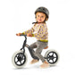 Chillafish Charlie Balance Bike for Toddlers, 10-Inch No-Puncture Tires, Adjustable Seat, Black, Model CPCH01BLA