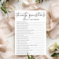 Wybgno Wedding Shower Games Cards, Twenty Questions About The Bride, Bridal Shower Games 25 Guests, Engagement Party Wedding Gam
