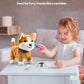 Airbition Plush Toy Dog For Girls, Interactive Dog Puppy Toys Gifts For 2 3 4 Year Old Toddler Kids, Walking, Barking, Tail Wagg