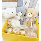 Yjubaoa 12 Pcs Mini Stuffed Teddy Bears 4.7 Inch Small Plush Teddy Bears Bulk For Diy Keychain Birthday Christmas Party Favor (W