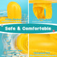 Zooawa Baby Swimming Float, Baby Floats For Pool With Safety Seat,Infant Baby Pool Float No Flip Thicken Swim Training For Baby Of 6-30 Months,L,Yellow