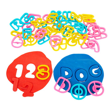 Colorations Alphabet & Number Cutter Set - 41 Pieces