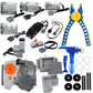26-In-1 Motor Kit Compatible With Train Technic Cars, Diy Motor Building Set With Carbon Fiber Axles, Servo Motor, Speed Remote