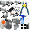26-In-1 Motor Kit Compatible With Train Technic Cars, Diy Motor Building Set With Carbon Fiber Axles, Servo Motor, Speed Remote