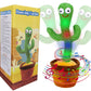 Onetrust India Dancing Cactus Talking Plush Toy  Singing, Wriggle & Voice Recording Repeat Toy for Kids | Funny Interactive Edu