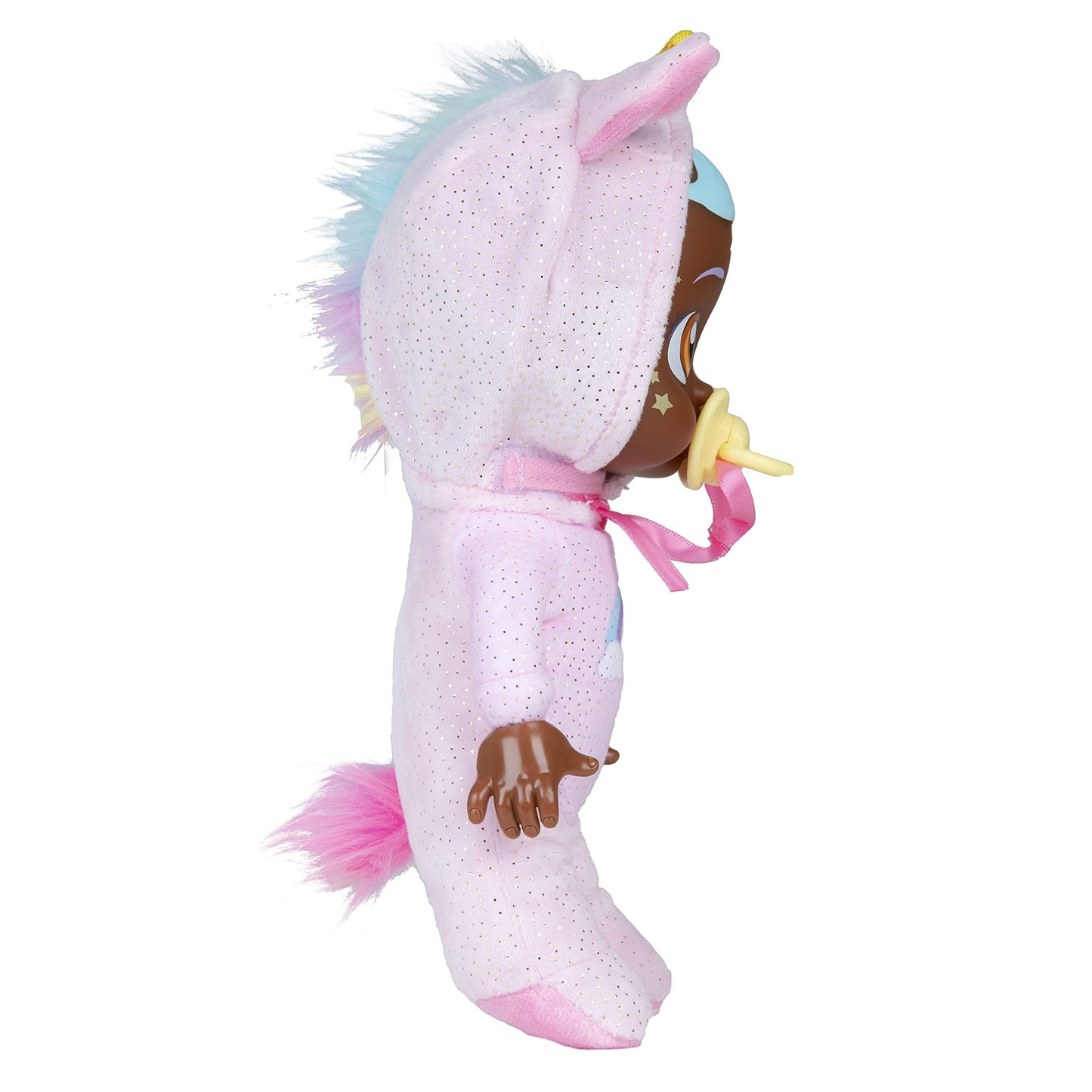 Cry Babies Tiny Cuddles Jassy - 9 Inch Baby Doll, Cries Real Tears, Pink