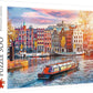 Trefl Amsterdam, Netherlands 500 Piece Jigsaw Puzzle Red 19''X13'' Print, Diy Puzzle, Creative Fun, Classic Puzzle For Adults An
