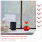 Besportble 2Pcs Solar Dancing Figurines Solar Powered Dancing Flower Heart Swinging Dancer Toy For Car Dashboard Office Desk Dec