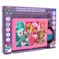 LEXiBOOK Paw Patrol Bilingual Educational Laptop, 170 Activities, 13.38x1.81x0.1 inches, Plastic, Pink/Blue, Model JC599PAGi2