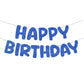 Fulmoon Glitter Pre Strung Happy Birthday Banner No DIY Party Decorations Happy Birthday Sign Decor for Men Women Boy Girls Back