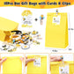 Winrayk 146Pcs Bee Party Favors Birthday Supplies Bee Gift Bag with Cards & Clips Pencil Mini Bubble Wand Honeycomb Silicone Bra