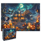 Heipiniuye Halloween Puzzles 120 Pieces Scary Skeleton Puzzle Halloween Jigsaw Puzzle For Kids Adults Halloween Party Decoration