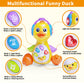 Wanonoo Dancing Duck Baby Toy for 6-12 Months, Musical Crawling Tummy Time Activity, Light Up Learning Gift for Boys and Girls