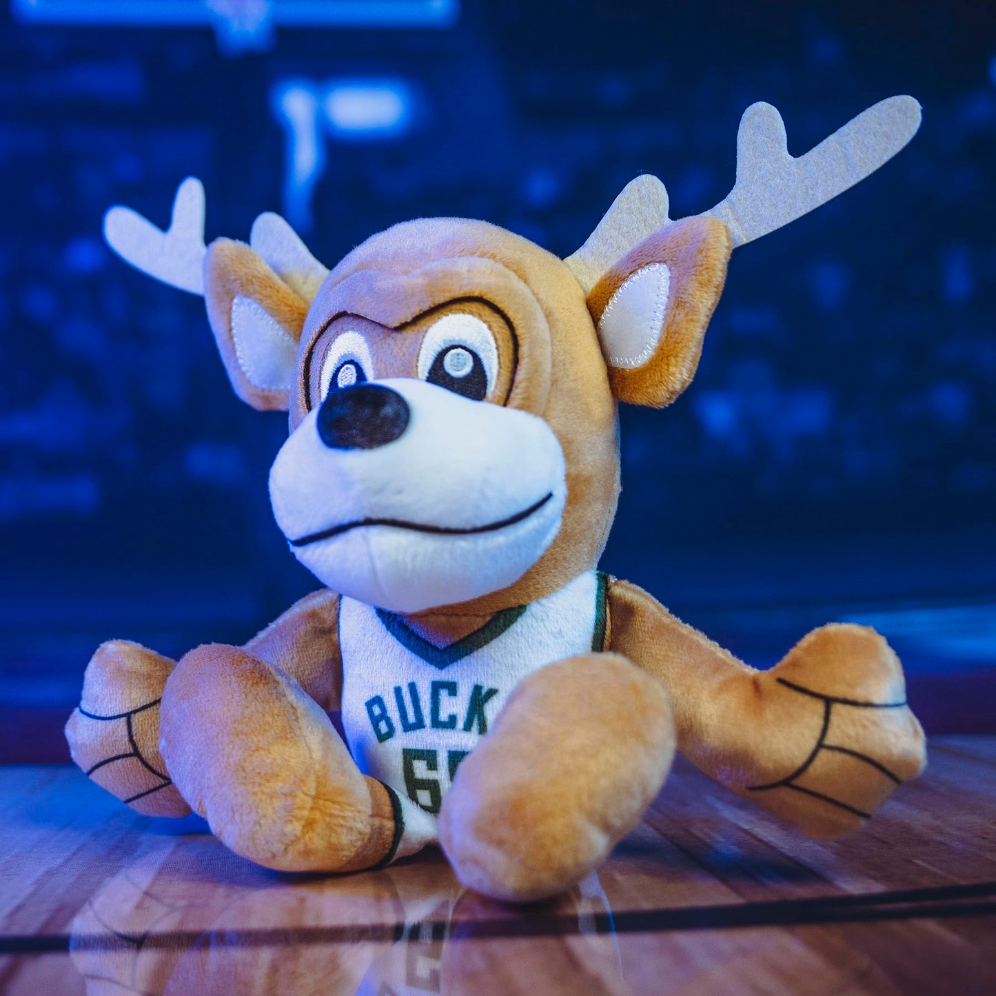 Bleacher Creatures Milwaukee Bucks Bango 8'' Nba Mascot Kuricha Sitting Plush - Soft Chibi Inspired Mascot