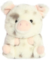 Aurora® Periwinkle Pig™ Stuffed Animal - White 5" Polyester Plush Toy - Adorable On-The-Go Companion