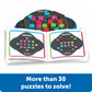 Learning Resources Slideminder Brain Teaser Puzzle Game, 3D Puzzle, Slide Puzzle For Kids, Brain Teasers, Fidget Toy, Travel Gam