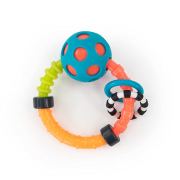 Sassy My First Rattles Newborn Gift Set With 3 Soft And Flexible Rattles, Ages 0+ Months