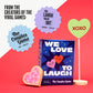 We Love to Laugh [Couples Game for 2 Players | Hilarious Relationship Card Game for Date Night, Anniversaries, Game Night | Coup