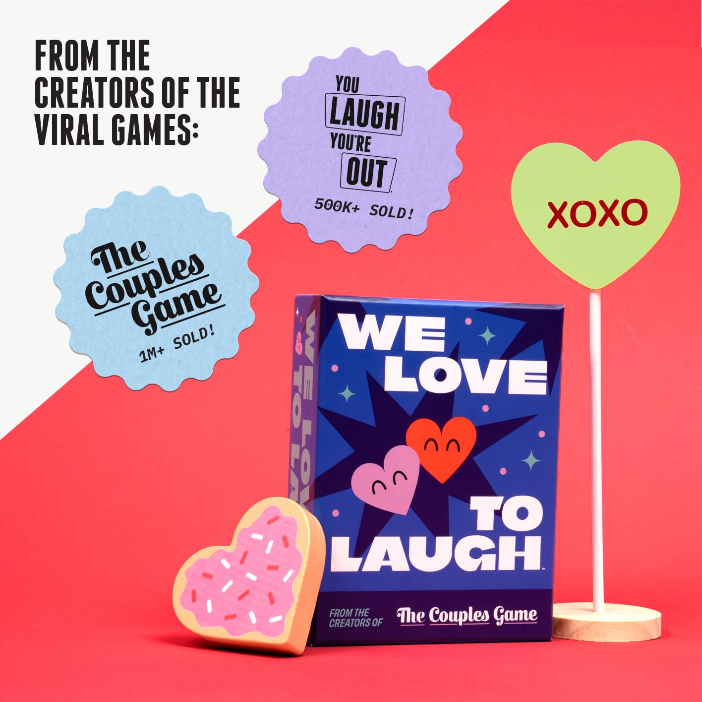 We Love to Laugh [Couples Game for 2 Players | Hilarious Relationship Card Game for Date Night, Anniversaries, Game Night | Coup